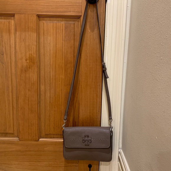 Tory Burch Gray Heron Shoulder Bag - Picture 2 of 7